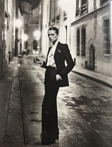 rue aubriot yves saint laurent french vogue paris 1975|Rue Aubriot, Paris, 1975 .